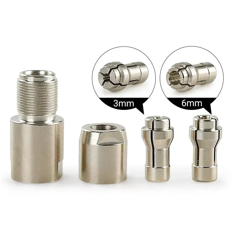 Angle Grinder Conversion Kit with dual collet